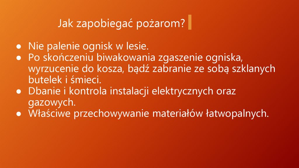 Zagrożenia związane z ogniem ppt pobierz